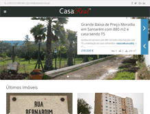 Tablet Screenshot of casareal.com.pt